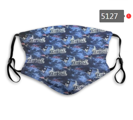 2020 NFL New England Patriots #6 Dust mask with filter->nfl dust mask->Sports Accessory